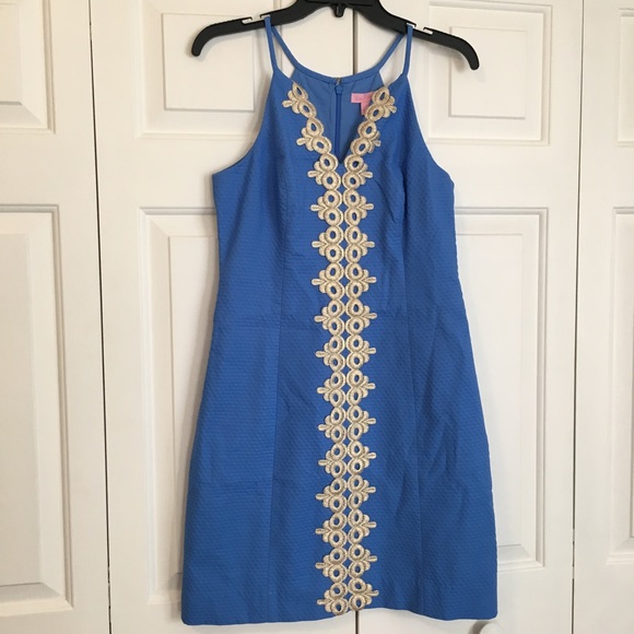 Lilly Pulitzer Dresses & Skirts - Lilly pulitzer pearl shift dress lapis blue